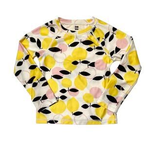Tea Collection Citrus Swim Rash Guard Size 4